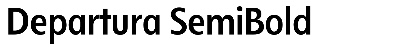 Departura SemiBold